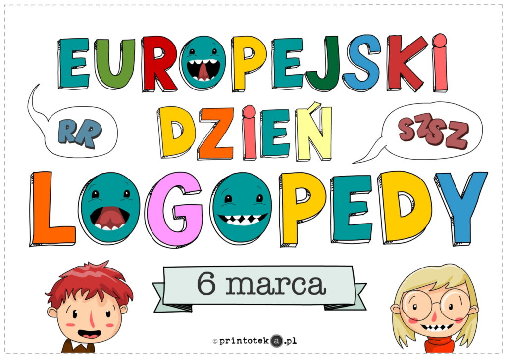 plakat promujący europejski dzień logopedy
